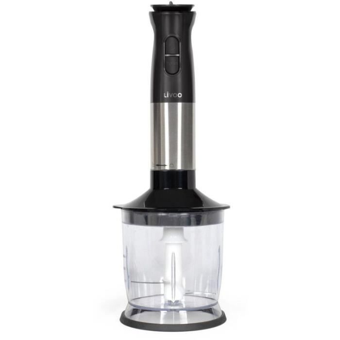 Hand blender set - LIVOO - DOP246 - 800 W - 12 speeds - Black