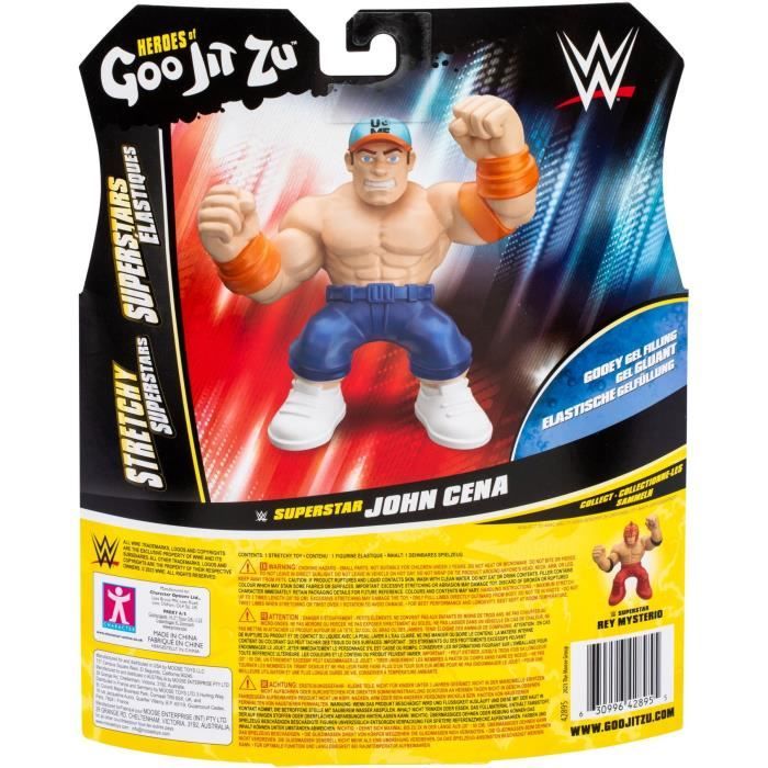Stretch figure - GOO JIT ZU WWE - John Cena - 11 cm - Elastic texture - Stretchable 3x