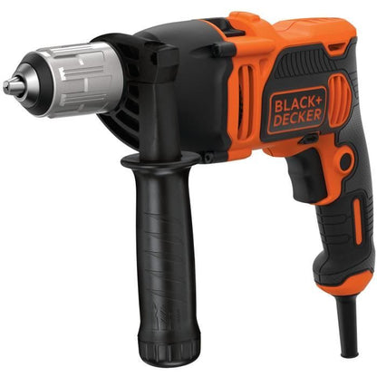 BLACK + DECKER BEH850-QS Corded Hammer Drill - 850W - 54,400 cps / min - Depth Guide - Side Handle