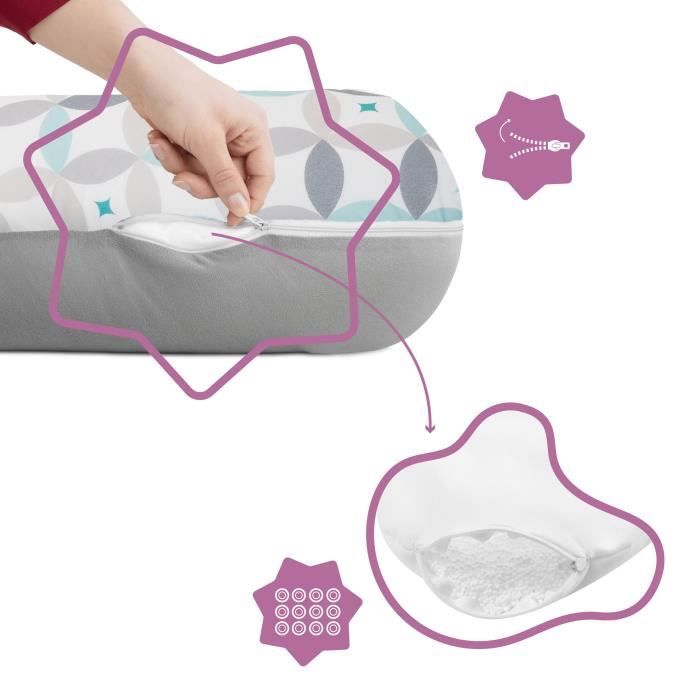 BADABULLE Graphic Maternity Cushion