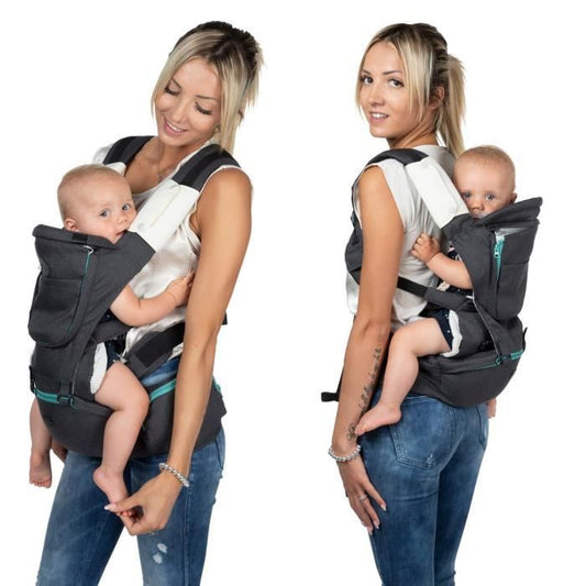 CHICCO - Hip Seat Pirate Black Baby Carrier