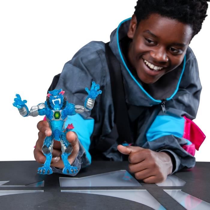 Action figure - MRBEAST LAB - Stealth Panther - 13 cm - Translucent blue body - 20 points of articulation