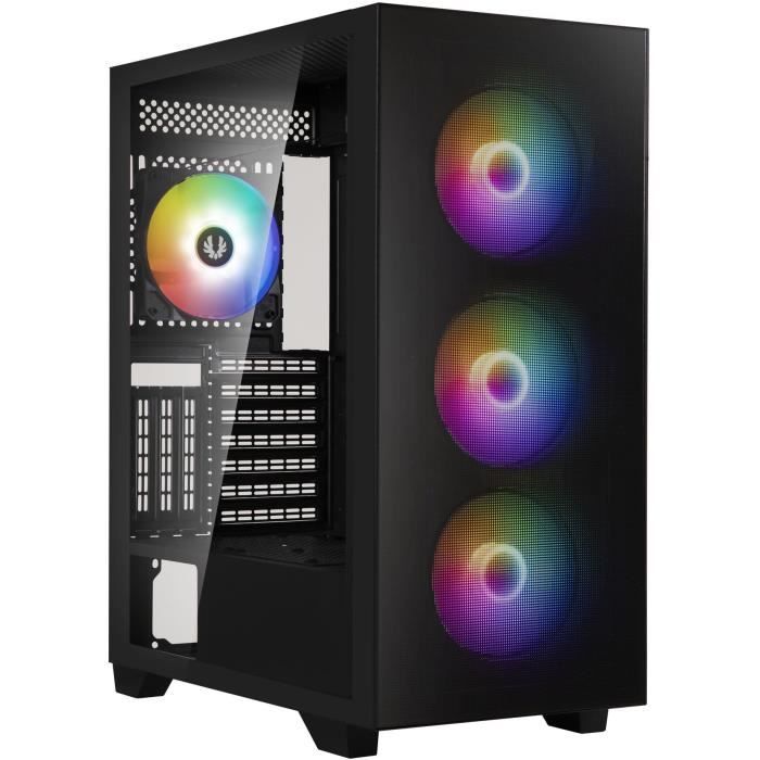 PC case - BITFENIX - Flow (Black) - Mid-tower - ATX format - Without power supply