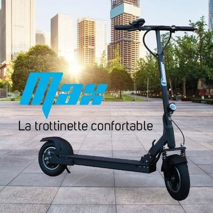 Electric scooter with alarm 10 Inches - BEEPER - MAX FX10-G2-8 - 500W - 48V - 8Ah