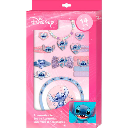 Disney Stitch pack hair accessories 14pcs
