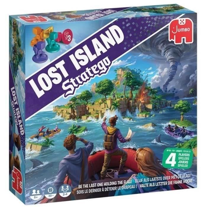STRATEGO LOST ISLAND - Strategy game - DUJARDIN - Find the hidden flag before it disappears!
