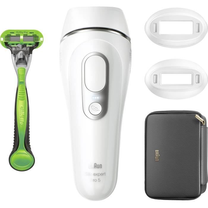 Pulsed light epilator - BRAUN - IPL PL5145 - White, green and black