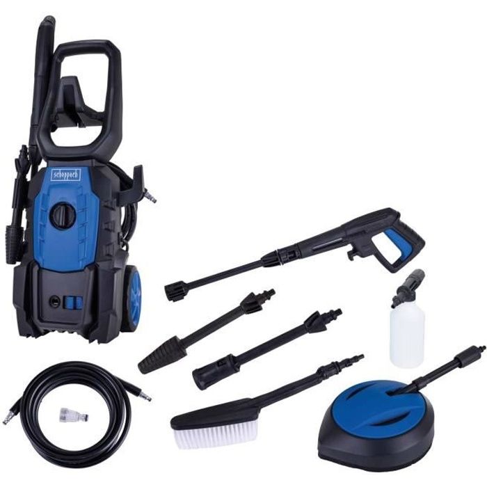 Electric high pressure cleaner - Scheppach - HPC1600-Kit - 135 bar - 420L/h