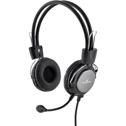 BLUESTORK MC201 Multifunctional Headset - Windows, MAC, Smartphone, Tablet compatible for versatile use