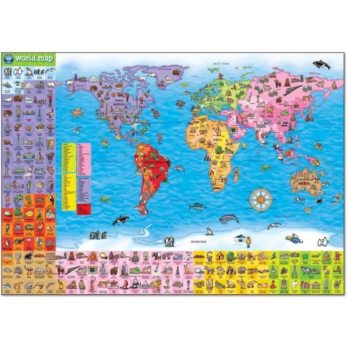 World Map - Puzzle - ORCHARD