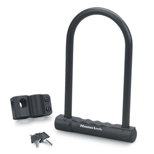Antitheft U 2 flat keys Masterlock H.180mm Ø12mm