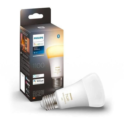 Philips Hue White Ambiance - E27 connected LED bulb - 9.5W Equivalent 75W - Bluetooth compatible