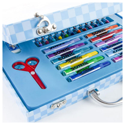 Sonic the Hedgehog Colouring stationery case