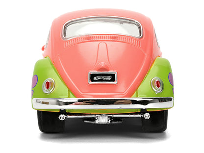 1959 Volkswagen Beetle "Patrick Star" Livery Pink "SpongeBob SquarePants" (1999-Current) TV Series "Hollywood Rides" Series 1/32 Diecast Model Car by Jada