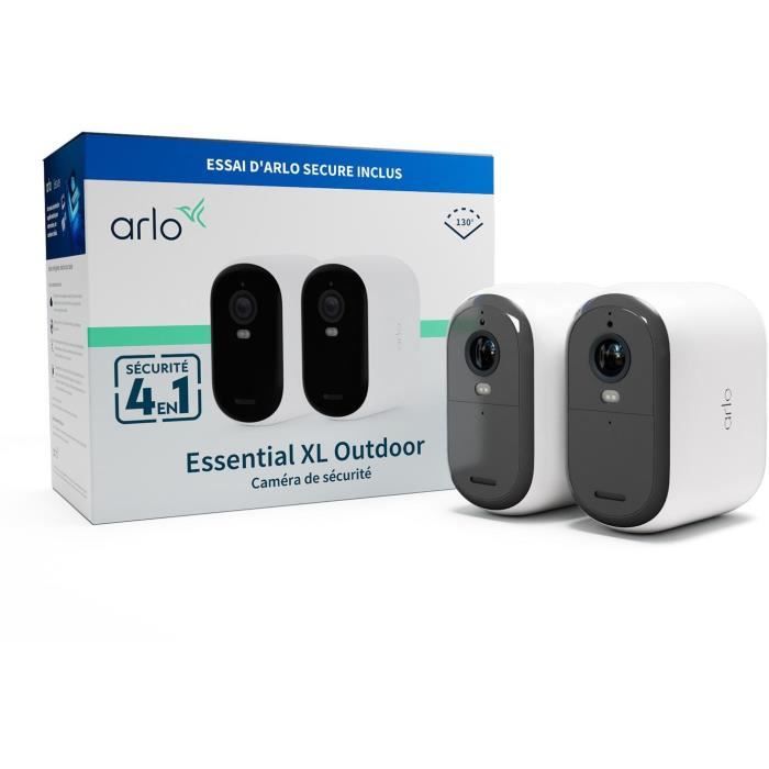 Pack 2 Cameras - ARLO - FHD XL Essential2 - Outdoor - Battery - Night Vision