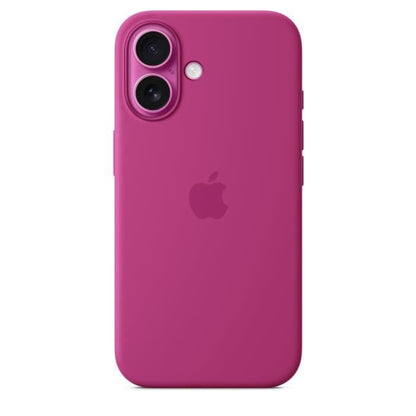 APPLE iPhone 16 - Silicone Case with MagSafe - Fuchsia