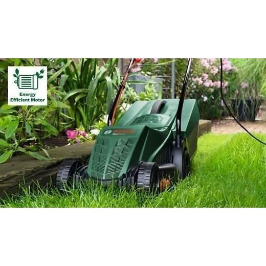 Bosch UniversalRotak 34V-26 Lawn Mower (1300 W, cutting width: 34 cm, 40 litre grass catcher)