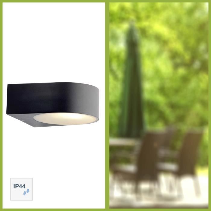 Outdoor wall light TYLER Black bulb E27 max 60 W - Brilliant