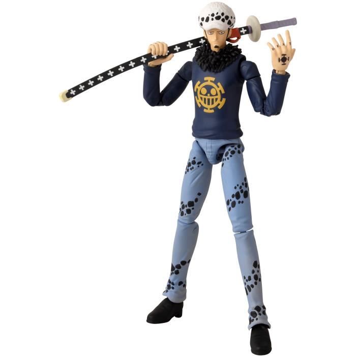 Bandai - Anime Heroes - One Piece - Anime Heroes Figure 17 cm - Trafalgar Law - 36937 Multicolor
