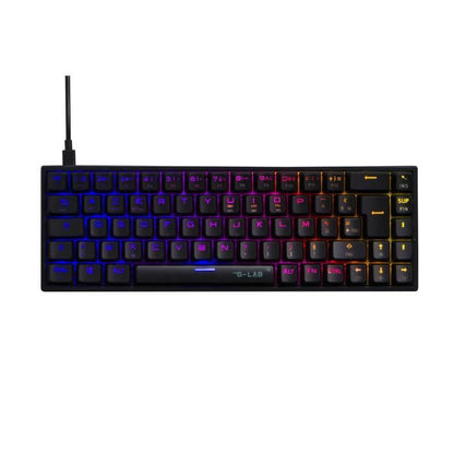 Gaming Keyboard - The G-Lab - KEYZ TITAN - Mechanical (Red Switch) - Wired - RGB - Black