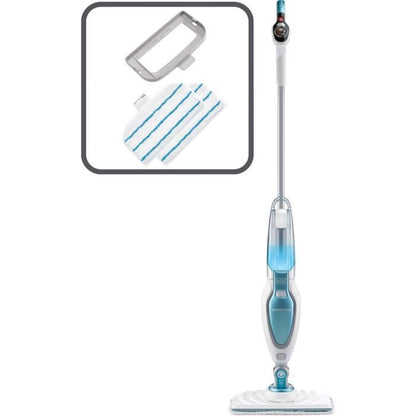 Black + Decker - FSM16CD -QS - Steam cleaner 3 in 1 1600W - 2 microfibers + 1 accessory for carpet included - 6m cable