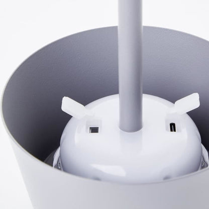 Outdoor table lamp - BRILLIANT - PICCO - LED and solar - Metal and plastic - 5 W - Frosted gray