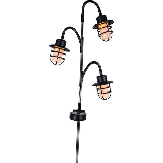 Decorative solar beacon - LUMISKY - BERRY SPIKE - H74 cm - Warm white LED