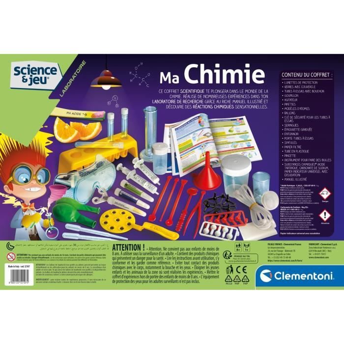 CLEMENTONI Science & Game - My Chemistry - Scientific Game