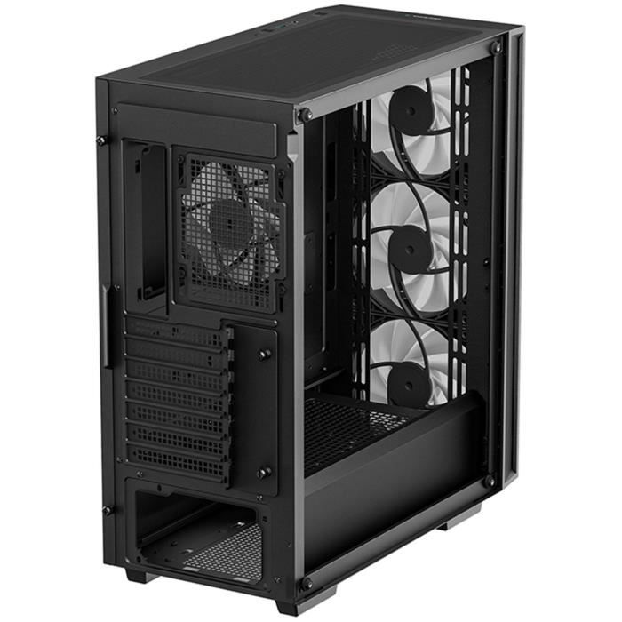 PC case - DEEPCOOL - MATREXX 55 V4 C - Mid tower - ATX - Tempered glass - ARGB - Black