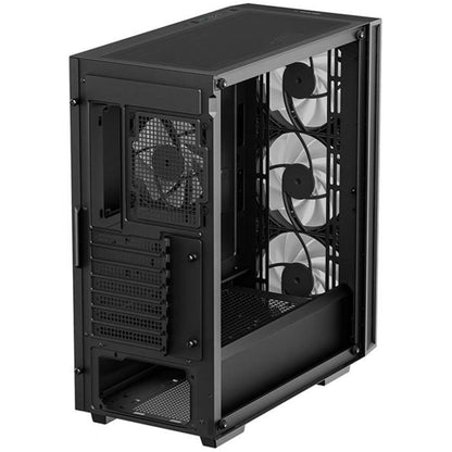 PC case - DEEPCOOL - MATREXX 55 V4 C - Mid tower - ATX - Tempered glass - ARGB - Black