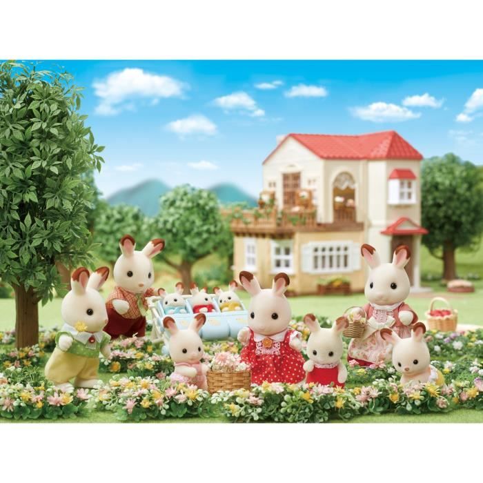 The Chocolate Rabbit Family - Sylvanian Families - 5655 - From 3 years old