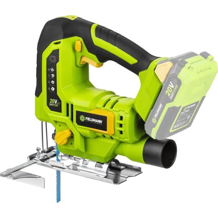 Cordless jigsaw - FIELDMANN - 20V - 4 cutting angles - Battery and charger not included
