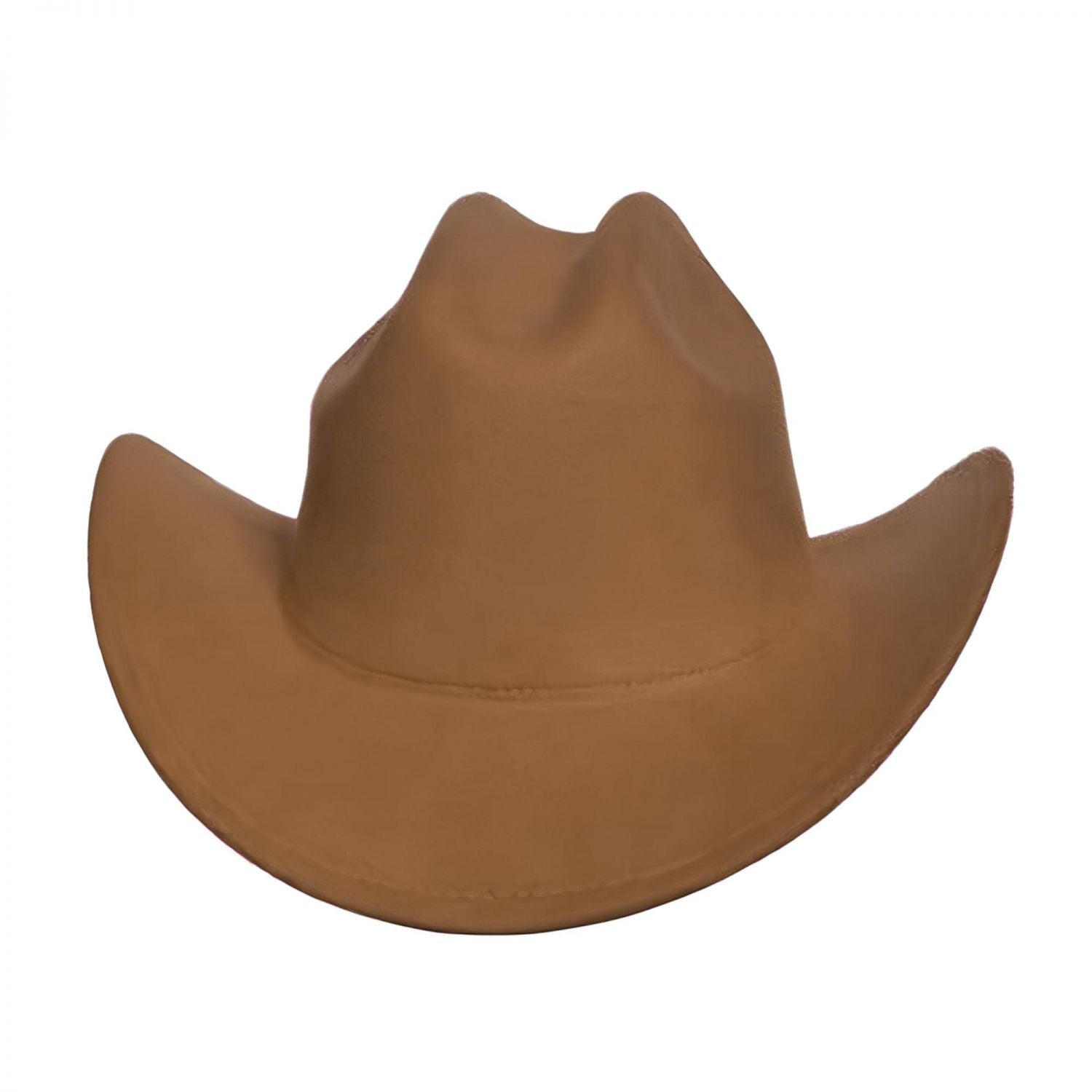 Cattleman Thick Felt Cowboy Hat Adult Costume Accessory | Tan