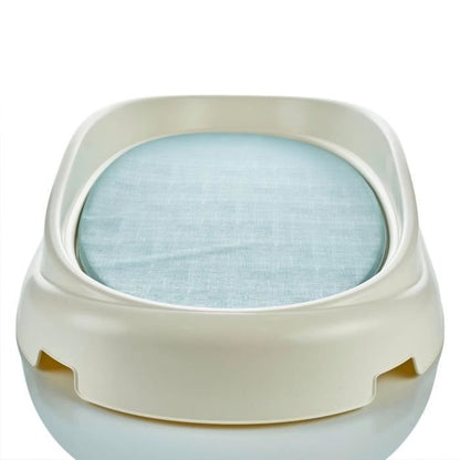 THERMOBABY changing pad - 76x45 cm - VASCO - lily of the valley white