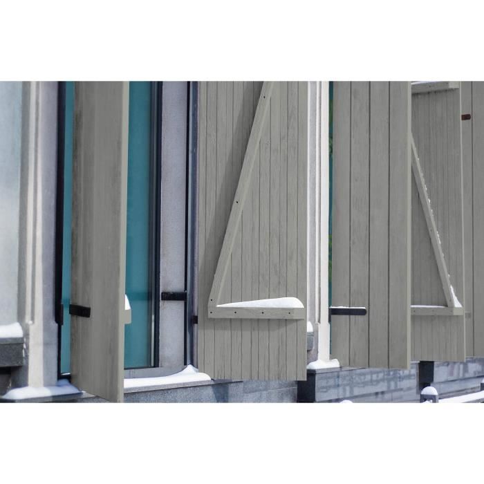 RIPOLIN Satin Wood Paint High Protection 10 years which Protects and Magnifies your Wood - Birch gray