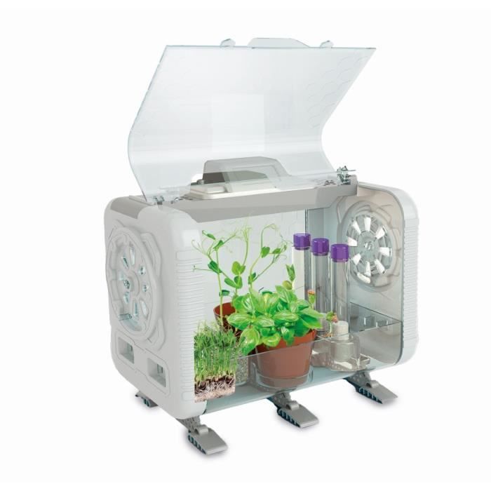 CLEMENTONI - My high-tech greenhouse - 3 ways to grow - Sensors to control brightness, temperature and humidity -