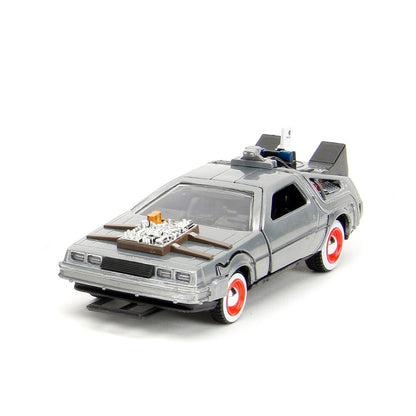 Back to the Future 40th Anniversary Time Machine pack 3 Dlorean