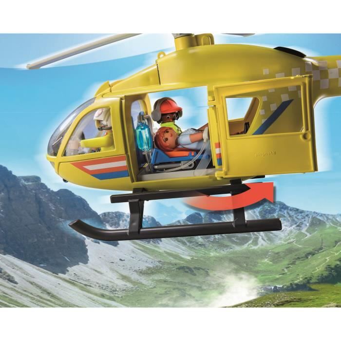 PLAYMOBIL - 71203 - City Action Les Subcutors - Rescue helicoptere