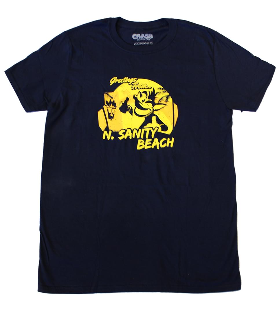 Crash Bandicoot "N.Sanity Beach" Adult T-Shirt (Loot Crate Exclusive) - Small