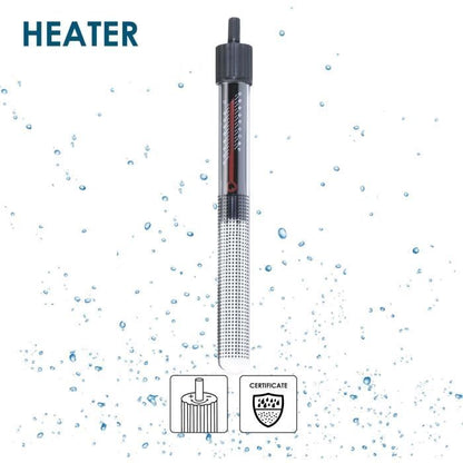 Aquarium 60 - CIANO - 58 L + Filter + LED + Heater + Consumables - White