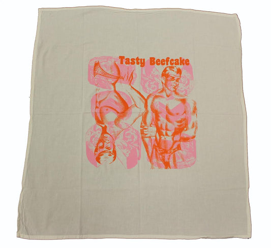 Flour Sack 30"x30" Kitchen Towel - Tasty Beefcake