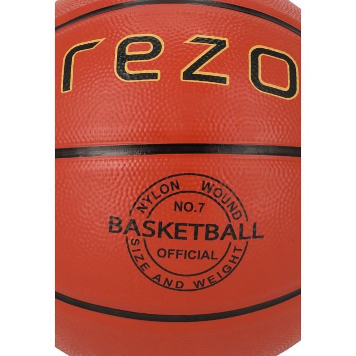Basketball - REZO - Rubber - Size 7 - Brown - Versatile