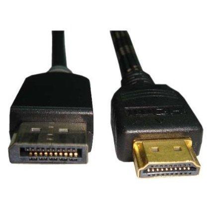 15FT DISPLAYPORT TO HDMI M-M HDMI - DISPLAYPORT ADAPTER CABLE HDMI MALE TO DISPL