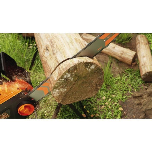 Corded Chainsaw - BLACK+DECKER - BECS2245-QS - 2200W - 45 cm - Tool-free chain tensioner