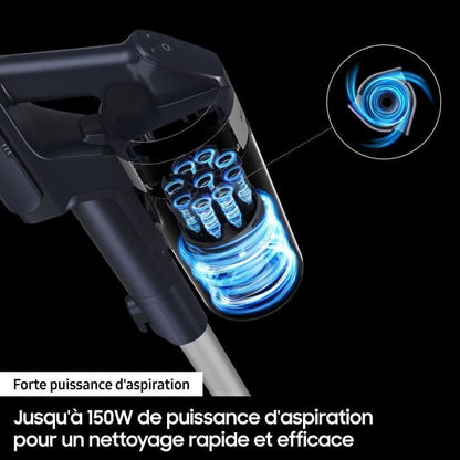 Samsung VS15A6031R4 Jet 60 Turbo - Broom vacuum cleaner - 150 AW - Multicyclonic suction - HEPA filtration - 40min of autonomy