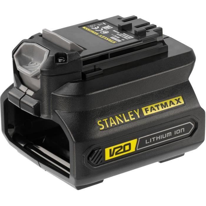 Battery Adapter - STANLEY FATMAX V20 - SFMCB100-XJ - On 18V Tools 2019 Range