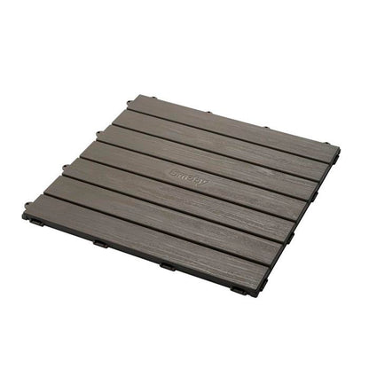 Smoby - Set of 6 tiles - House Flooring - 45x45cm - Wood textured effect - Anti-UV - 100% recycled and recyclable plastic