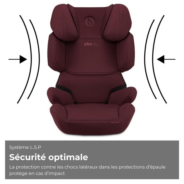 CYBEX Solution X i-Fix car seat - From 3 to 12 years - Rumba Red