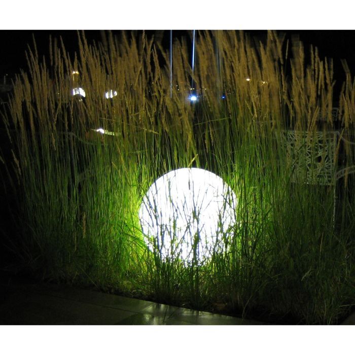LUMISKY - Wired ball light for outdoor LED - white BOBBY - Ø40cm E27 base