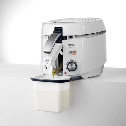 DELONGHI F38436 RotoFry Classic Electric Fryer - White